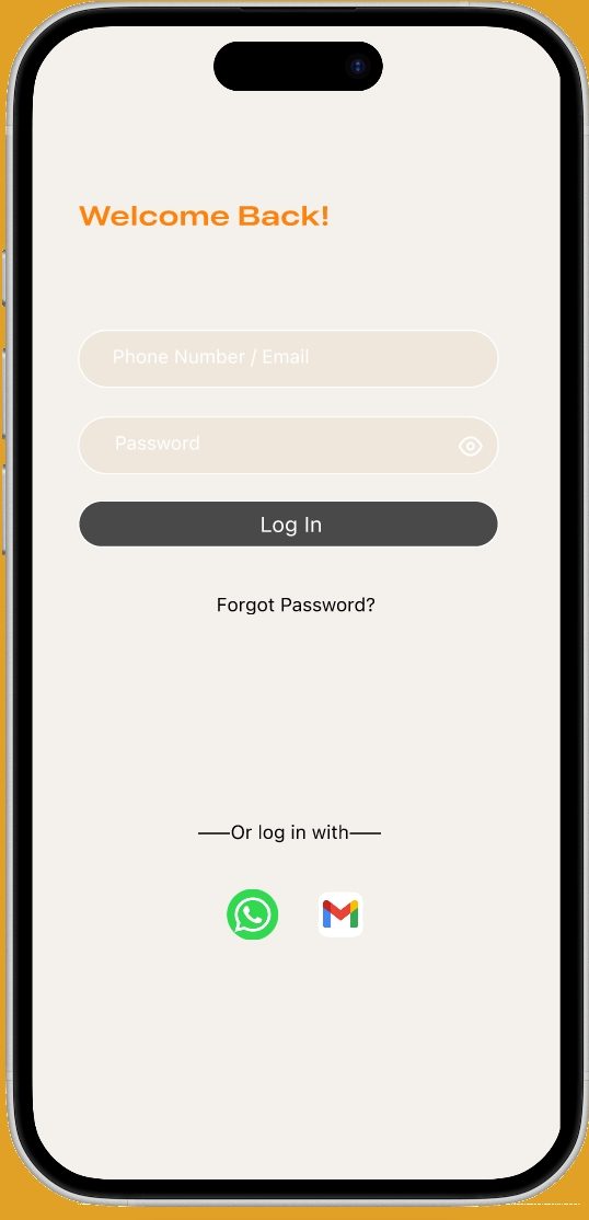 Login flow.