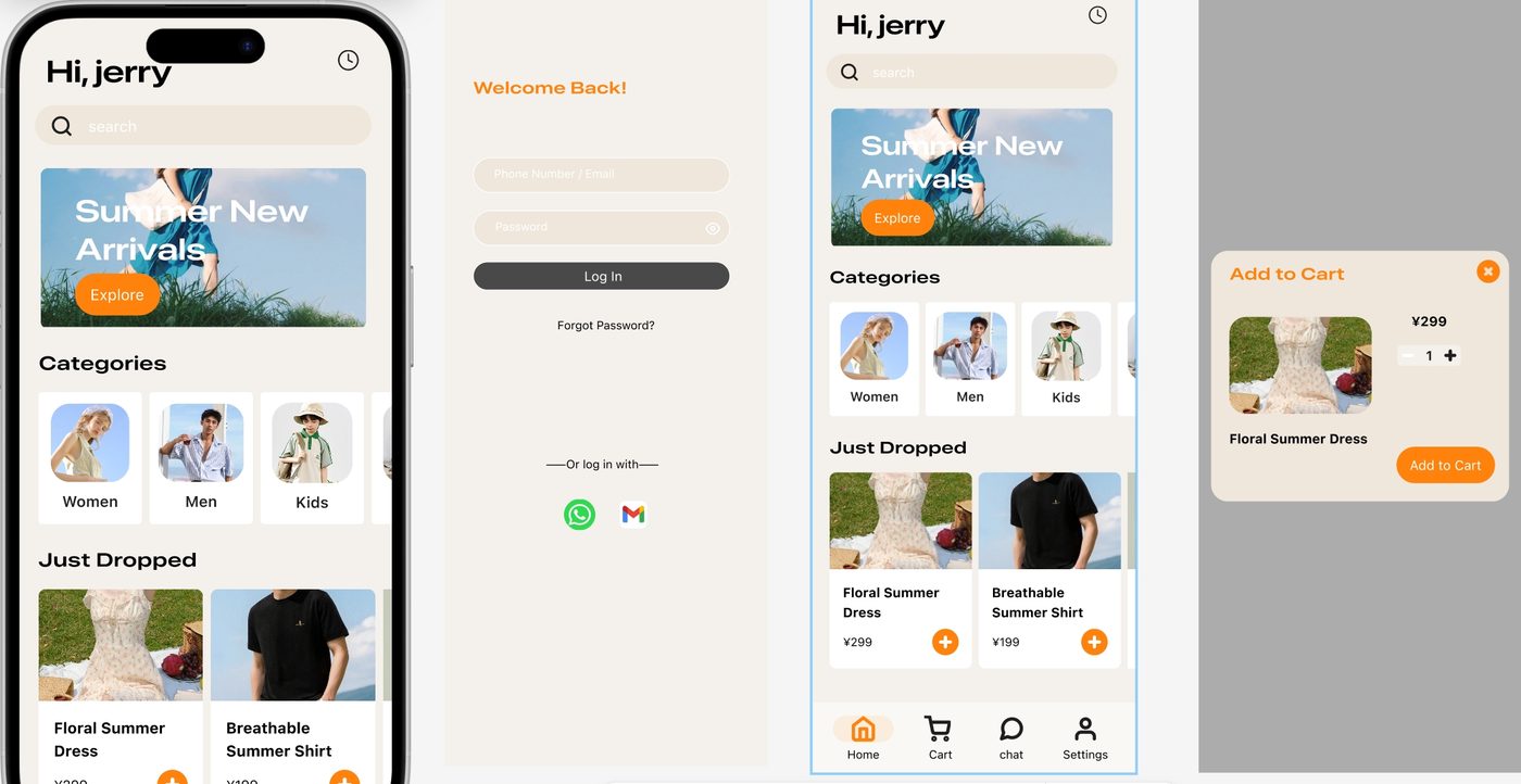 Minimal E-commerce App